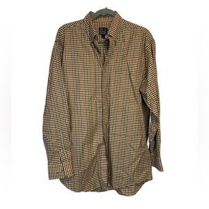 Jos A Banks Plaid Dress Shirt